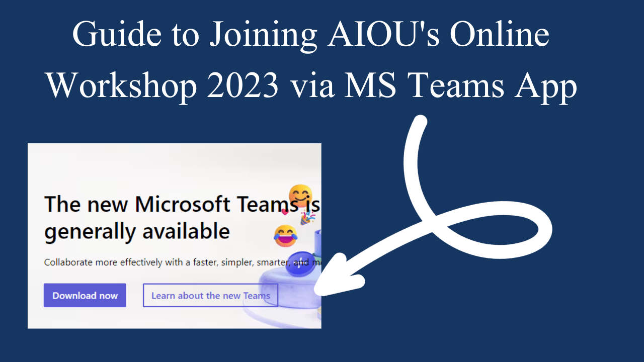 AIOU's Online Workshop 2023