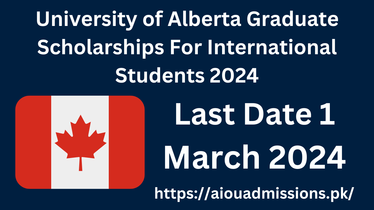 University of Alberta Graduate Scholarships
