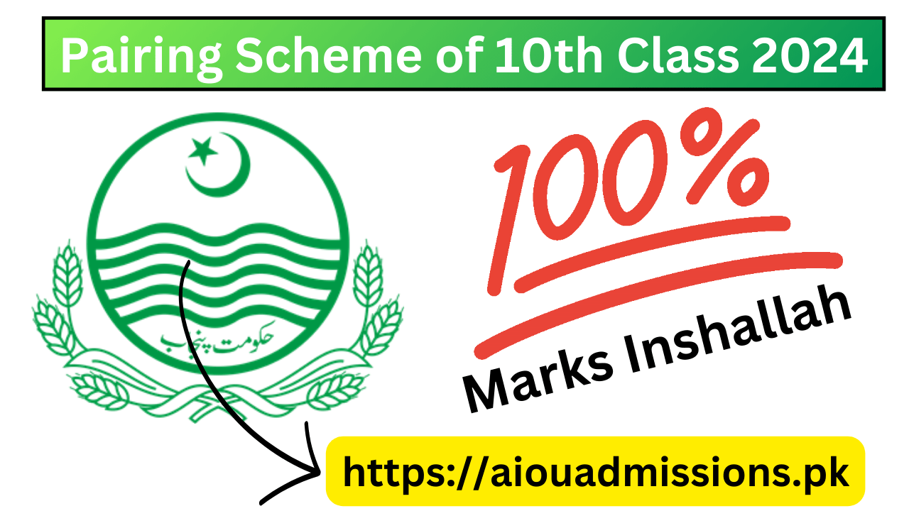 Pairing Scheme of 10th Class 2024